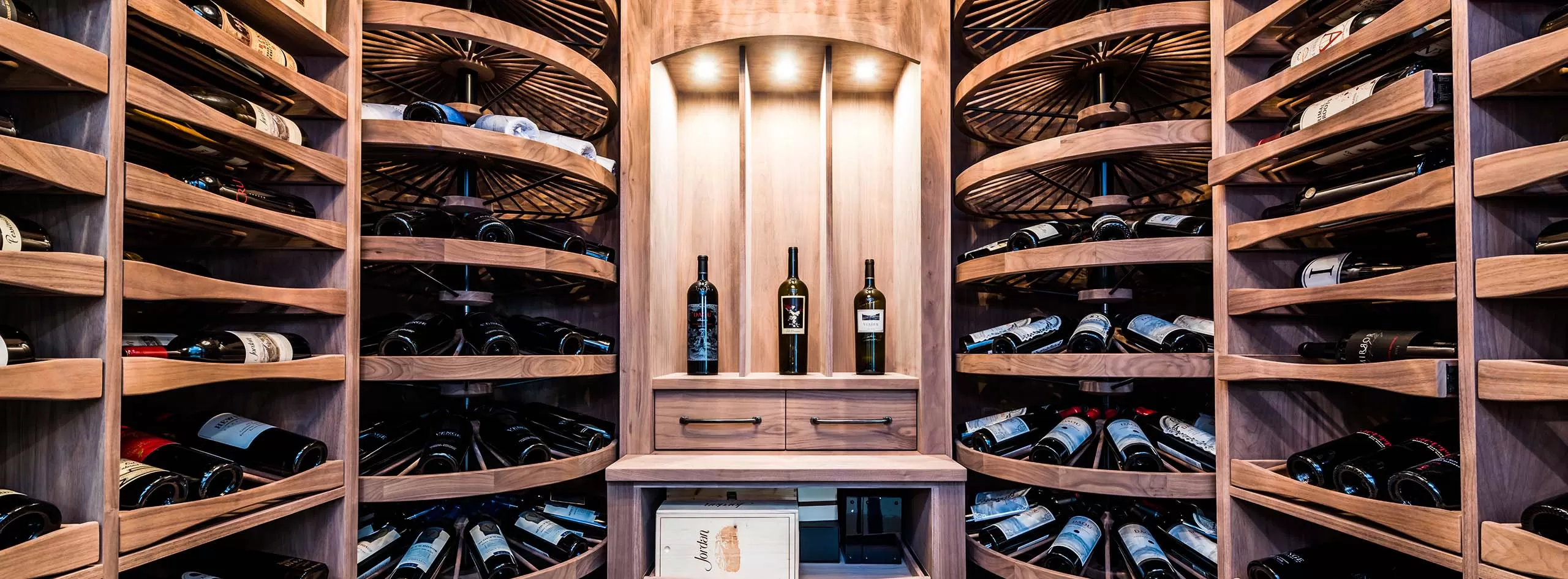 St Joseph Wine Cellar In Walnut